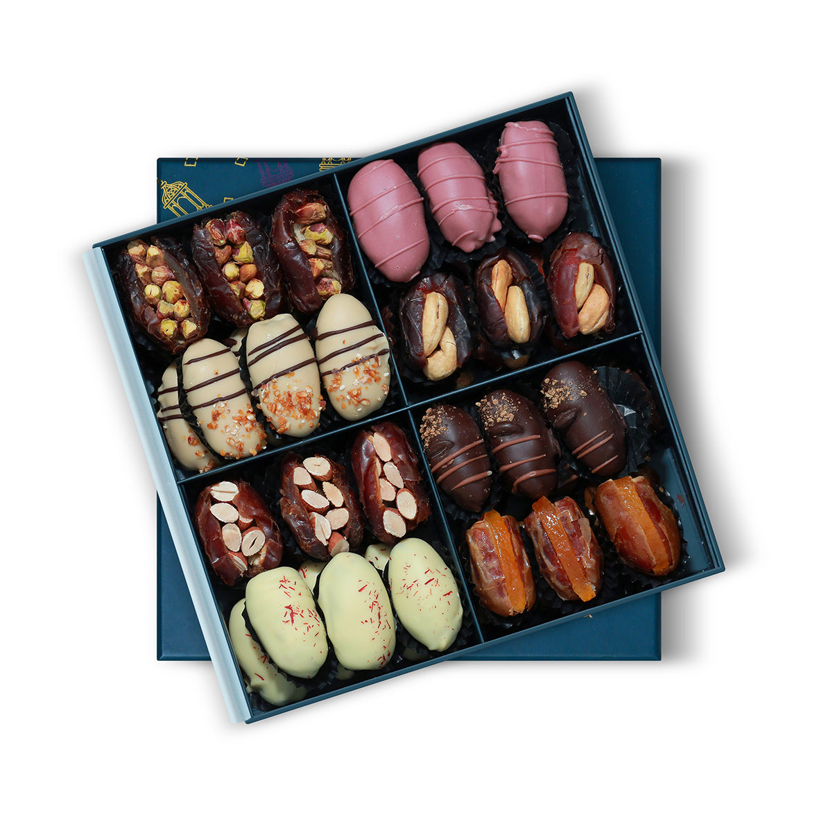Ramadan Gift Box - 1 Kg Stuffed & Coated Dates