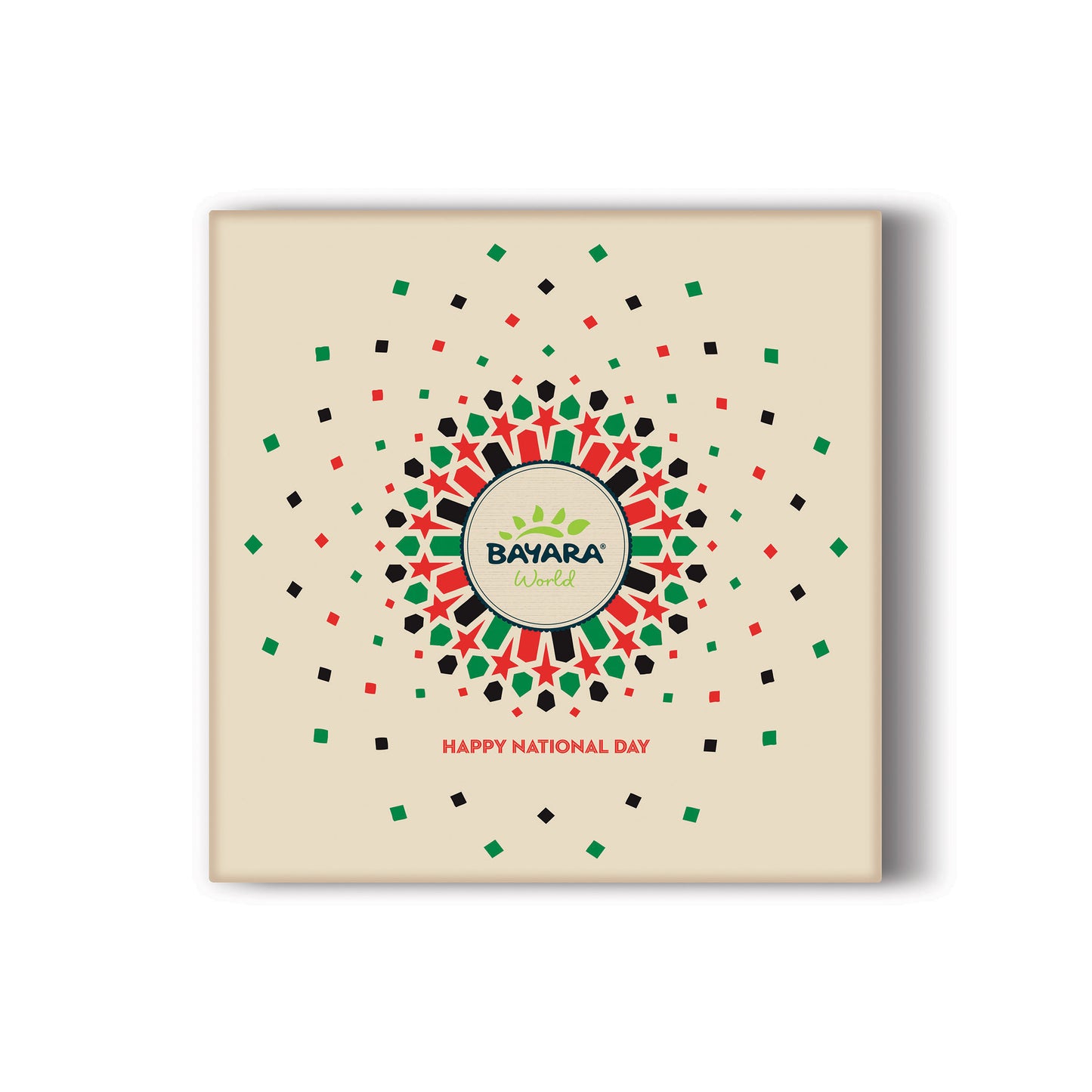 National Day Deluxe Gift Box - Chocolate Coated Nuts 1kg