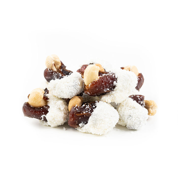 Dates Cashews/Chocolate & Coconut Coated 100g