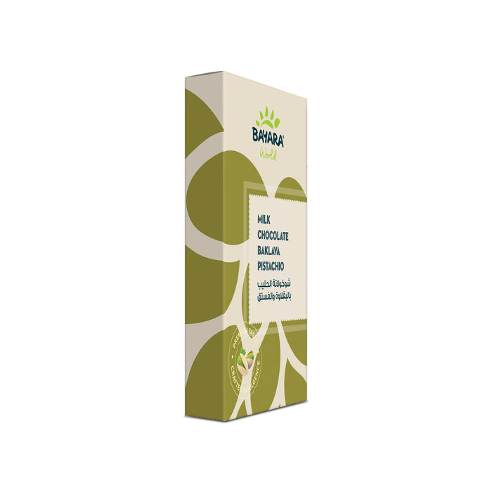 Filled Choco Baklava Pistachio Milk Chocolate 100G