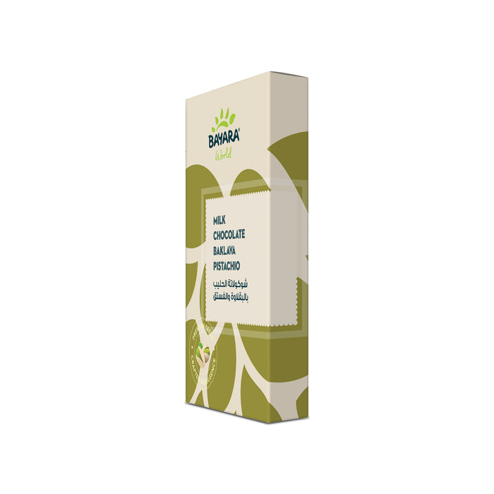 Filled Choco Baklava Pistachio Milk Chocolate 100G