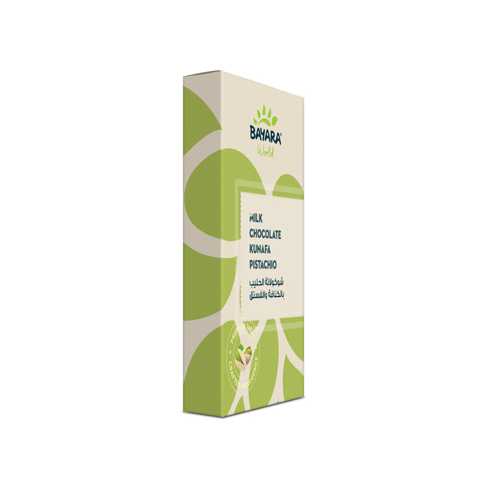 Filled Choco Kunafa Pistachio Milk Chocolate 100G