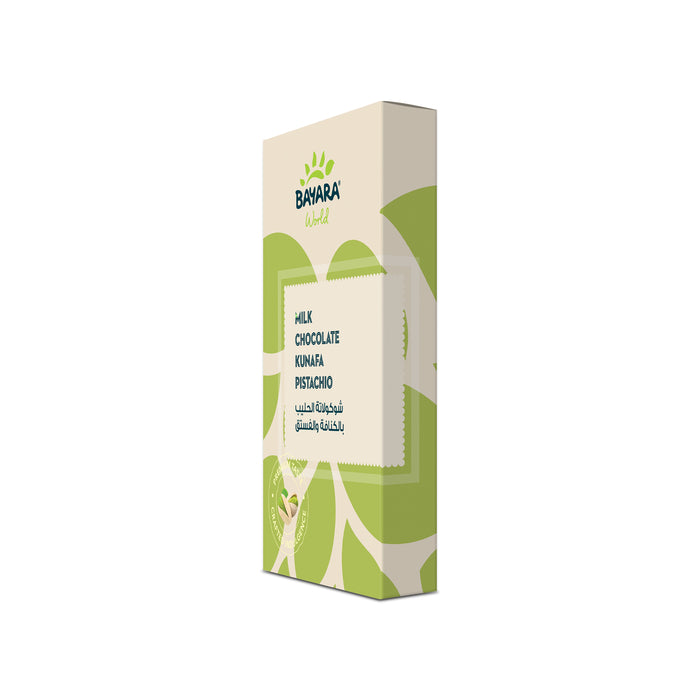 Filled Choco Kunafa Pistachio Milk Chocolate 100G