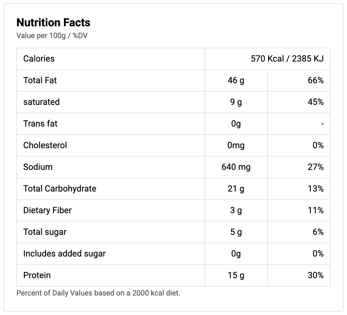 bayara-cashews-skin-salted-nutrition