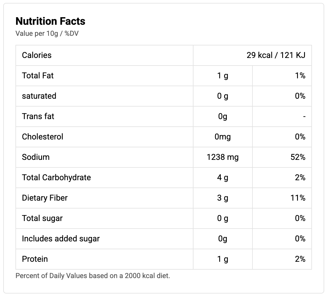 bayara-chicken-tikka-masala-nutrition