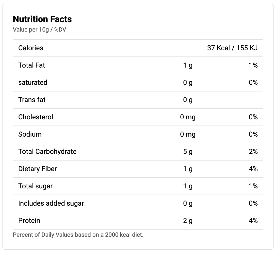 bayara-salad-seasoning-nutrition