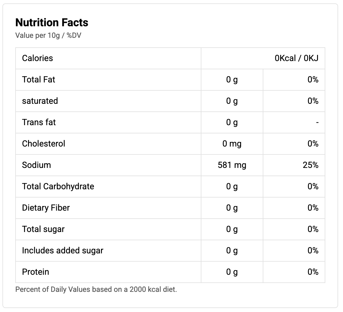 bayara-sea-salt-grinder-nutrition