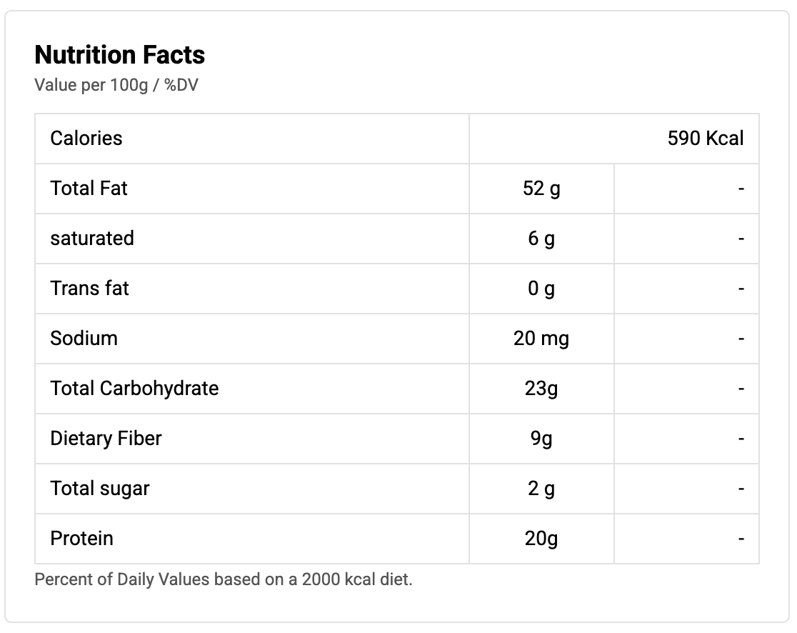 bayara-seeds-topping-mix-nutrition-facts