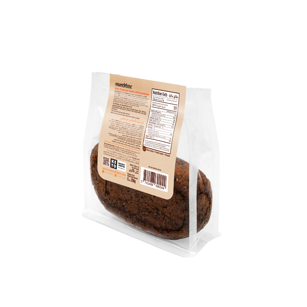 Keto Deutsche Bread Sliced 250g
