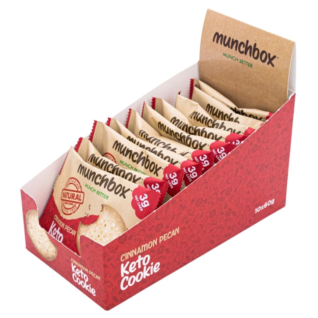 Premium Keto Cinnamon Pecan Cookies By Munchbox UAE
