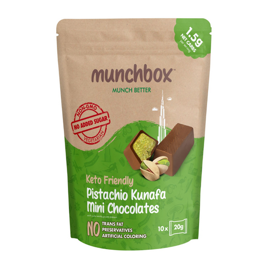Pistachio Kunafa - Mini Keto Chocolates 200g