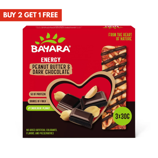 Energy Bars Peanut Butter & Dark Chocolate x 3