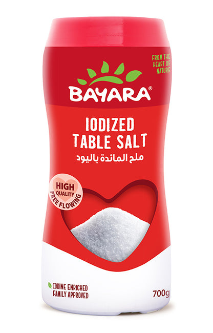 Iodized Table Salt 700g Bottle