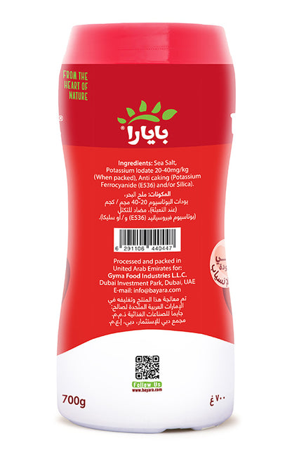 Iodized Table Salt 700g Bottle