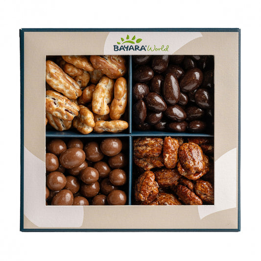 Assortment Pecans & Coated Nuts 150Gx4