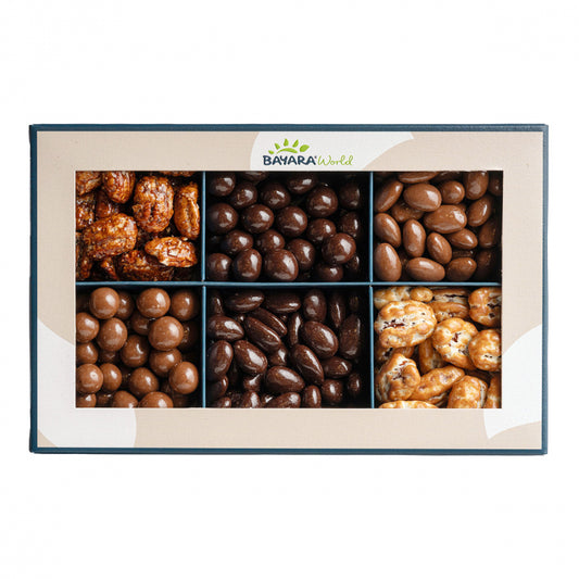 Assortment Pecans & Coated Nuts 150Gx6