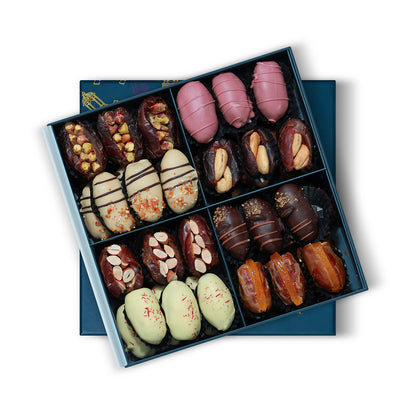 Ramadan Gift Box - 1 Kg Stuffed & Coated Dates