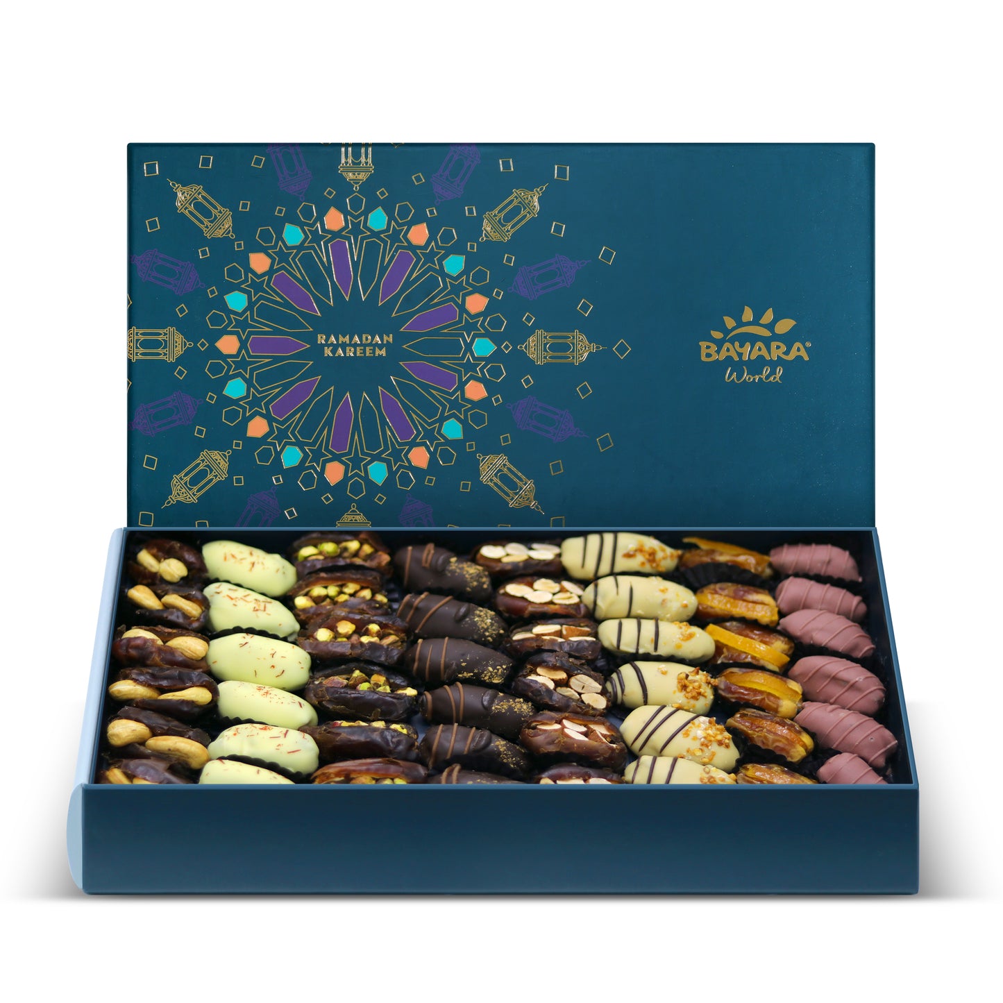 Ramadan Gift Box - 1 Kg Chocolate Stuffed & Coated Dates
