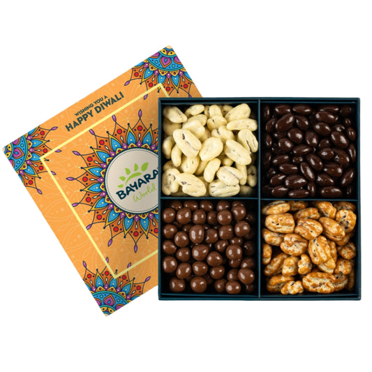 Diwali Gift Box - Assorted Chocolate Coated Nuts