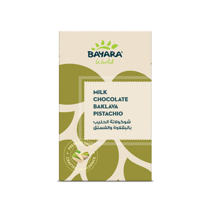 Filled Choco Baklava Pistachio Milk Chocolate 100G