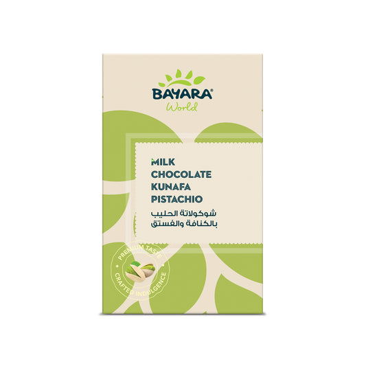 Filled Choco Kunafa Pistachio Milk Chocolate 100G