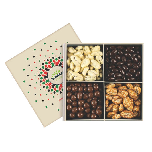 National Day Deluxe Gift Box - Chocolate Coated Nuts 1kg