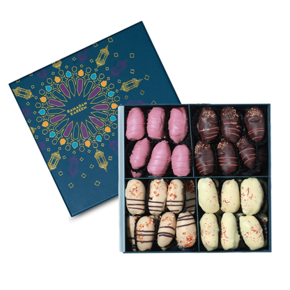 Ramadan Gift Box - 1 Kg Chocolate Coated Dates