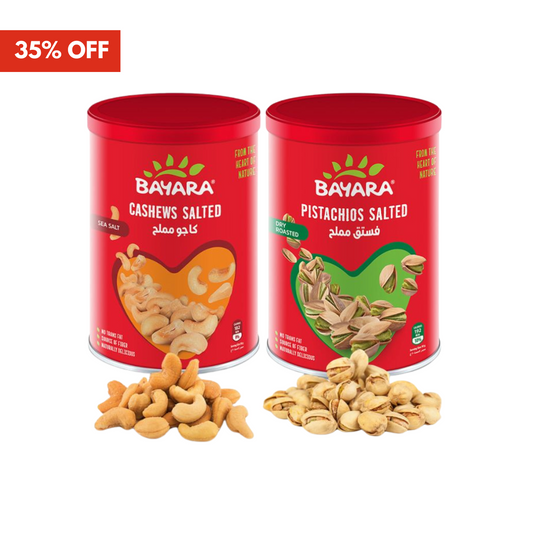 Salted Cashews & Pistachios Duo Bundle