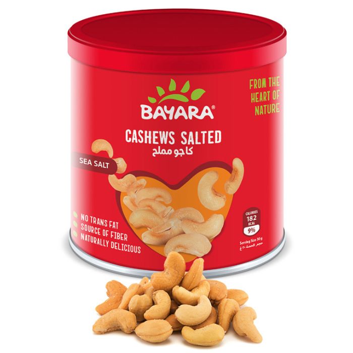 bayara-cashews-salted-can-100g