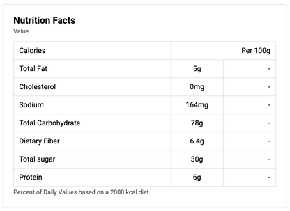 bayara-soft-bars-honey-oats-nutrition