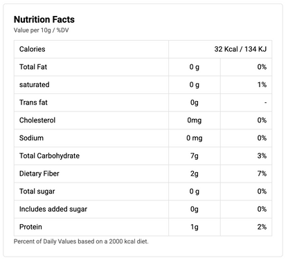 bayara-turmeric-powder-330ml-nutrition