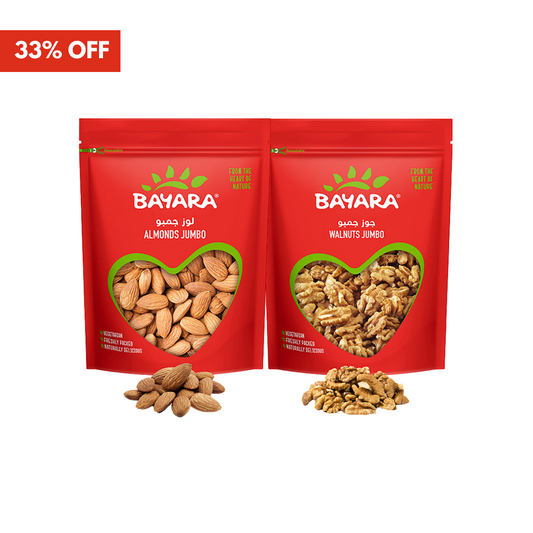 Jumbo Almonds & Walnuts Duo Bundle