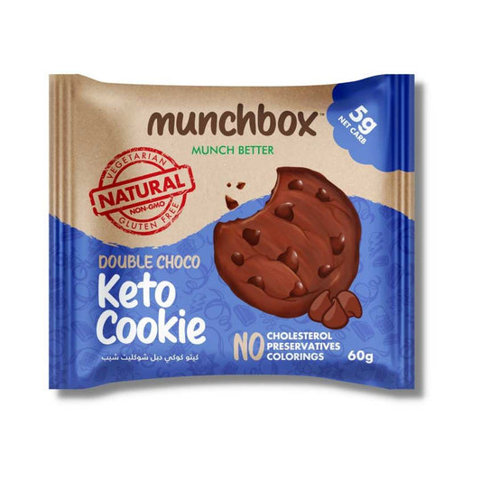 Premium Keto Double Choc Chip Cookie By Munchbox UAE
